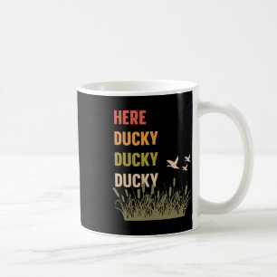 Caneca De Café Aqui Ducky Ducky Ducky Engraçado Pato Por Duck Hu