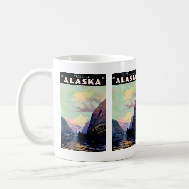 Caneca De Café Aqui é o Alaska Coffee Mug (Esquerda)