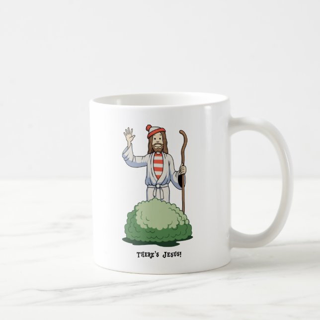 Caneca De Café Aqui está Jesus! (Direita)