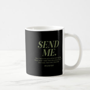 Caneca De Café Aqui Estou Eu Envie-me Isaías 6_8 Versículo da Bíb
