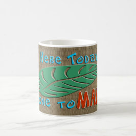 Caneca De Café Aqui ido hoje a Maui