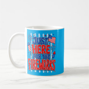 Caneca De Café Aqui Para os Fogos de Artifício Casal Combinando 4