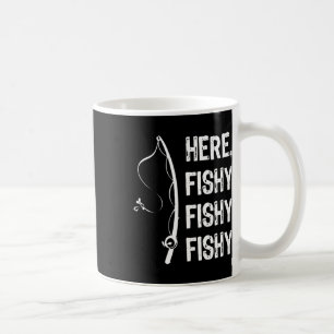 Caneca De Café Aqui Peixinho Peixinho Camiseta Camisas Engraçadas