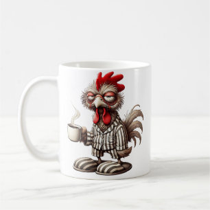Caneca De Café Aqui Vamos Nós de Novo, Quer Dizer, Bom Dia 