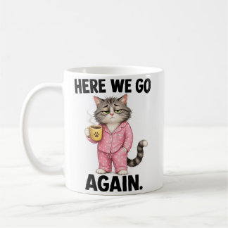 Caneca De Café Aqui vamos nós novamente
