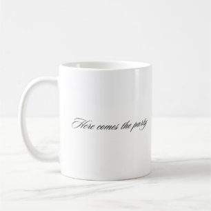 Caneca De Café Aqui vem a madrinha da festa