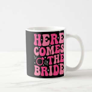Caneca De Café Aqui vem a Noiva Festa de Casamento despedida de s