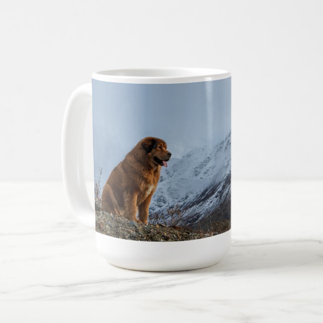 Caneca De Café Ar do Monte com Safira (Frente Esquerda)
