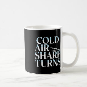 Caneca De Café Ar frio curvas fechadas esqui alpino montanha