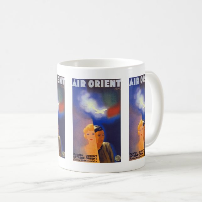 Caneca De Café Ar Orient ~ Europa - Oriente (Frente Esquerda)