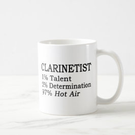 Caneca De Café Ar quente do Clarinetist