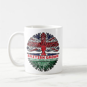Caneca De Café Arábia Saudita Árabe Reino Unido Reino Unido