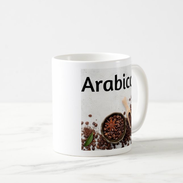 caneca de café arabica #3B (Frente Esquerda)
