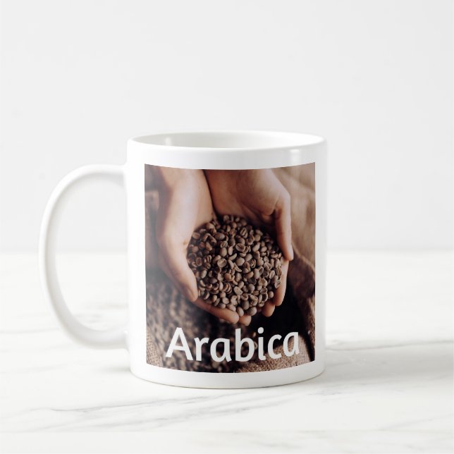 Caneca De Café Arabica Café Mug #1A (Esquerda)