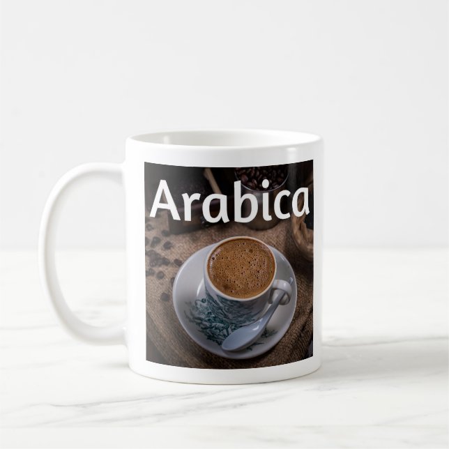 Caneca De Café Arabica Café Mug #2a (Esquerda)