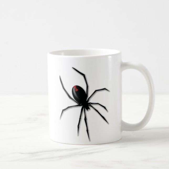 Caneca De Café Aranha 3D Assustadora (Direita)