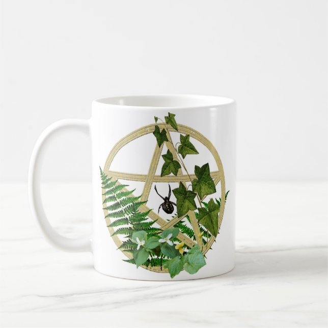 Caneca De Café Aranha da floresta encerrada (Esquerda)