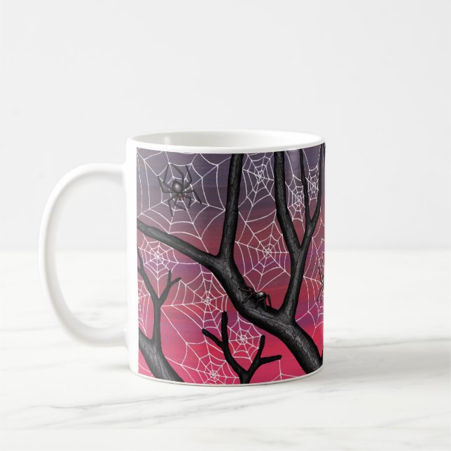 Caneca De Café aranha-do-sol com aranhas (Esquerda)