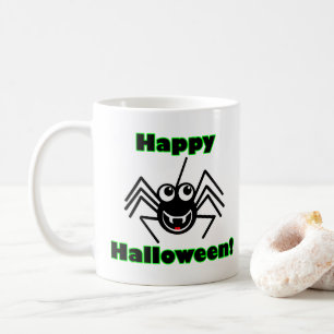 Caneca De Café Aranha Feliz Halloween