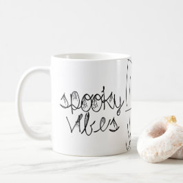 Caneca De Café Aranhas-Abstrato Spookes Vibes
