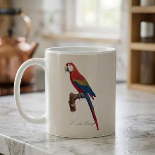 Caneca De Café Arara-vermelha, Ara macao