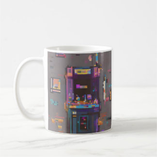 Caneca De Café Arcade de Jogos Retrô Console de Cartucho de Arte 