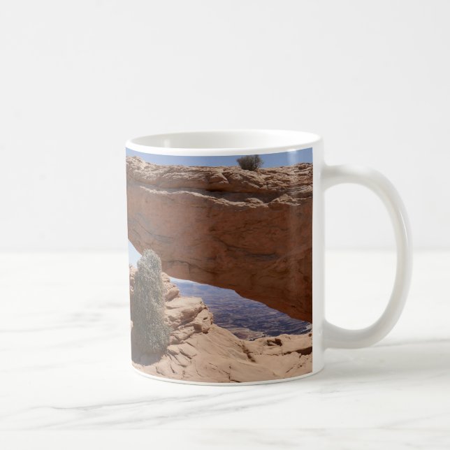 Caneca De Café Arch Mesa e Tumbleweed em Canyonlands (Direita)