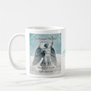 Caneca De Café Archangel Michael Gods - Laser eye Mug