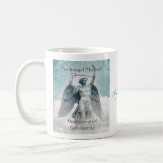 Caneca De Café Archangel Michael Gods - Laser eye Mug