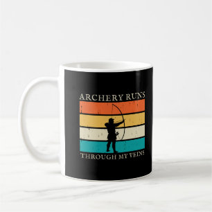 Caneca De Café Archery Passa Pelas Minhas Veias Archery Lover