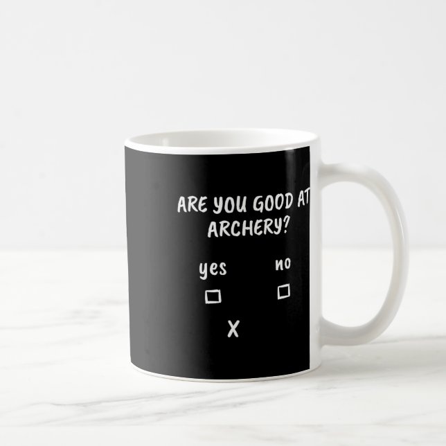 Caneca De Café Archery Sarcasm cita Arco Archer caçando presente (Direita)