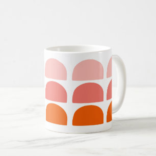 Caneca De Café Arches Cor de Coral Rosa