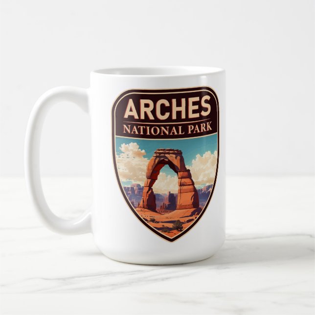 Caneca De Café Arches National Park Moab Utah - Arco Delicado (Esquerda)