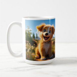 Caneca De Café Archie - Coletor de Laboratório Amarelo