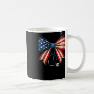 Caneca De Café Arco De Bandeira Americano Stethoscope 4 De Julho 