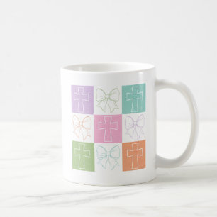 Caneca De Café Arco de Coquetes Cristão Cruzado Retro Verificado