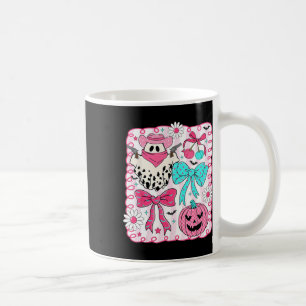 Caneca De Café Arco de Coquetes Rosa-Fantasma Halloween Western C
