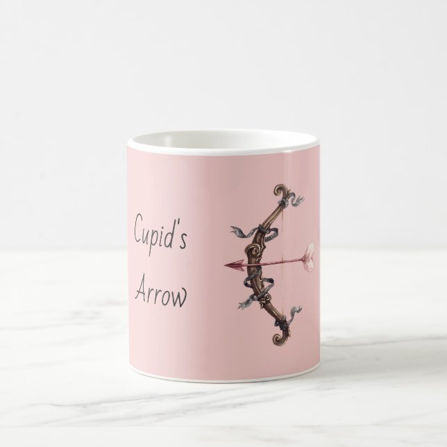 Caneca De Café Arco de Cupido Rosa Vermelho (Centro)