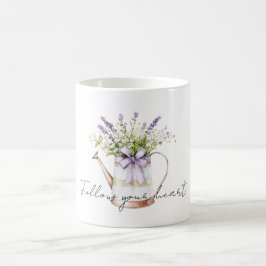 Caneca De Café Arco de Flores de Lavanda