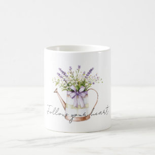 Caneca De Café Arco de Flores de Lavanda
