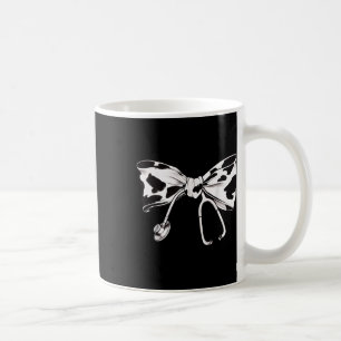 Caneca De Café Arco De Vaca E Enfermeiro De Estetoscópio