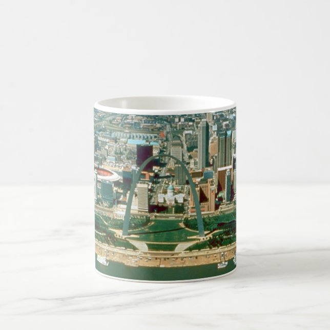 Caneca De Café Arco e skyline de St Louis (Centro)