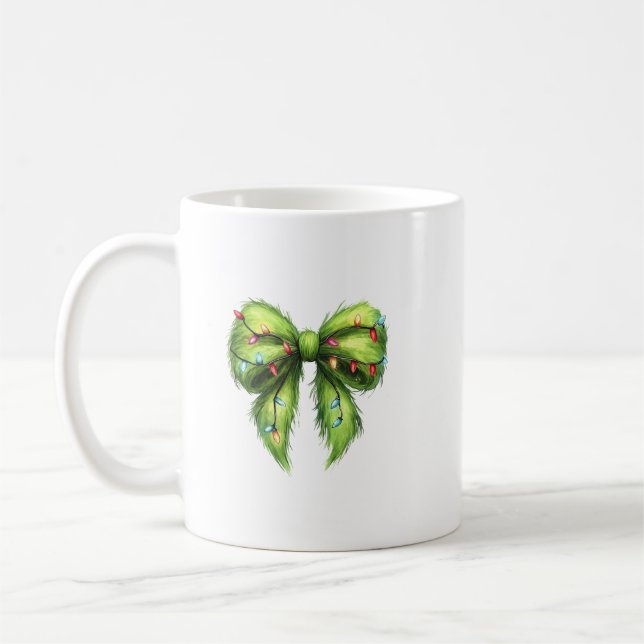 Caneca De Café Arco Engraçado de Grinchmas Coquette (Esquerda)