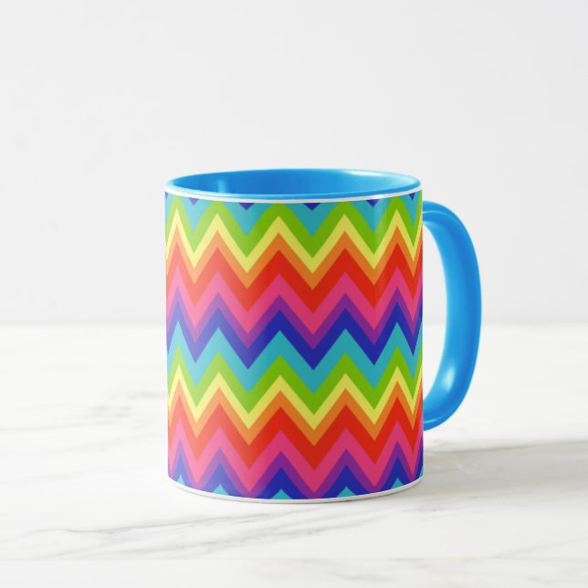 Caneca de Café Arco-Íris (Frente Esquerda)