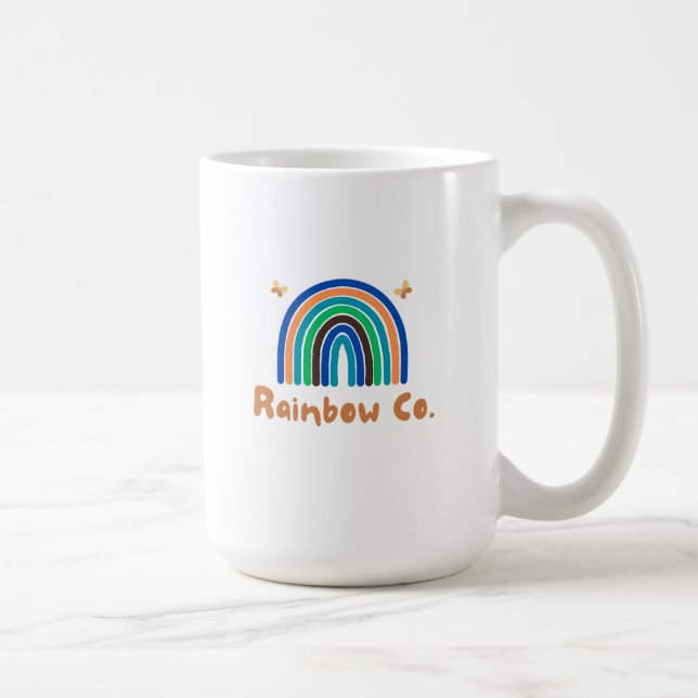 Caneca De Café Arco-íris (Direita)
