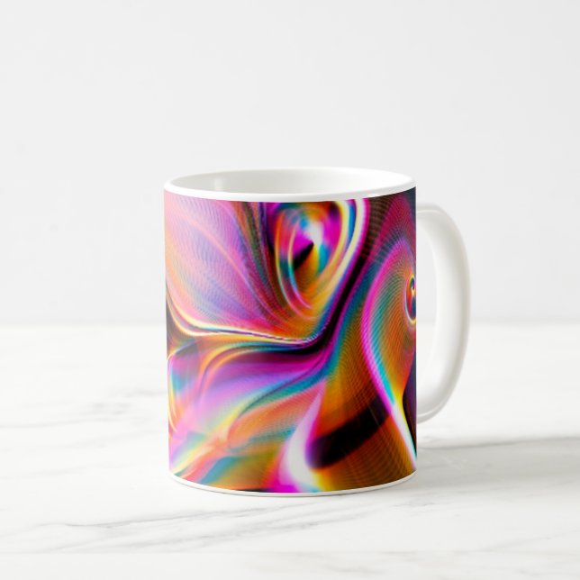 Caneca De Café Arco-íris 1 Mug (Frente Esquerda)