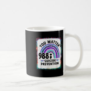 Caneca De Café Arco-Íris 988 Prevenção Suicida Sensibilização Ble