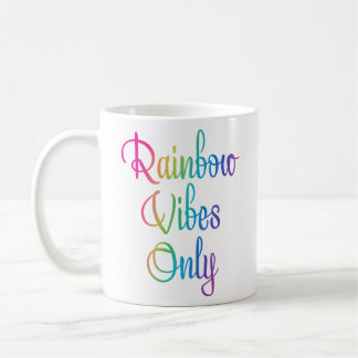 Caneca De Café Arco-Íris apenas