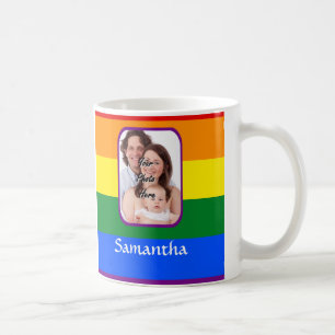 Caneca De Café Arco-íris colorido