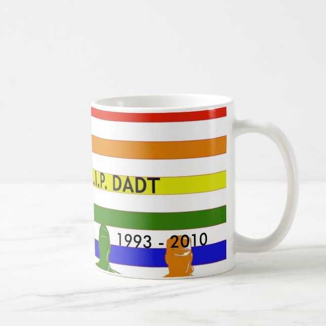 Caneca De Café Arco-íris das forças armadas e da bandeira, 1993 - (Direita)